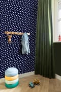 Miniatyrbild 4 av 8: ESTAhome tapet små stjärnor mörkblått 53 cm x 10,05 m