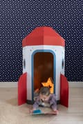 Miniatyrbild 6 av 8: ESTAhome tapet små stjärnor mörkblått 53 cm x 10,05 m