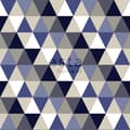 Miniatyrbild 5 av 6: ESTAhome tapet trianglar mörkblått, grått och beige - 138716 - 53 cm x 10,05 m
