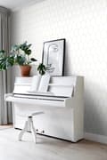 Miniatyrbild 6 av 7: ESTAhome tapet art deco vitt och guld 0,53 x 10,05 m