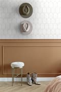 Miniatyrbild 2 av 7: ESTAhome tapet art deco vitt och guld 0,53 x 10,05 m
