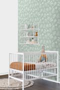 Miniatyrbillede 3 af 8: ESTAhome tapet blomstermønster i skandinavisk stil mintgrønt 0,53 x 10,05 m