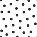 Miniatyrbild 8 av 8: Origin Wallcoverings tapet prickar svart och vitt 0,53 x 10,05 m