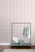 Miniatyrbillede 5 af 7: ESTAhome tapet rombemotiv lyserosa 0,53 x 10,05 m