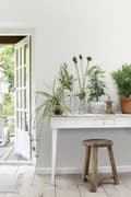 Miniatyrbillede 3 af 8: ESTAhome tapet jeansstruktur gammeldags hvidt 53 cm x 10,05 m