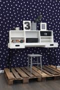 Miniatyrbild 2 av 8: ESTAhome tapet alfabet blått 53 cm x 10,05 m