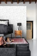 Miniatyrbild 5 av 8: ESTAhome tapet konstruktionsritningar av flygplan vitt 53 cm x 10,05 m