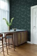 Miniatyrbillede 3 af 8: Origin Wallcoverings tapet kranfugle benzinblåt 0,53 x 10,05 m