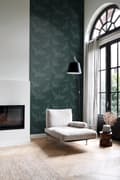 Miniatyrbillede 2 af 8: Origin Wallcoverings tapet kranfugle benzinblåt 0,53 x 10,05 m