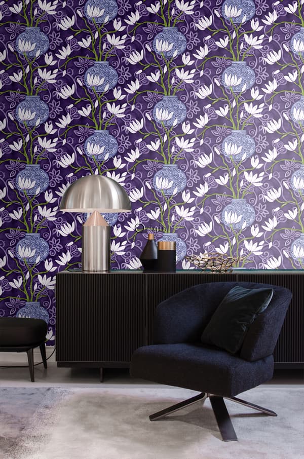 Origin Wallcoverings tapet magnolia lila 53 cm x 10,05 m