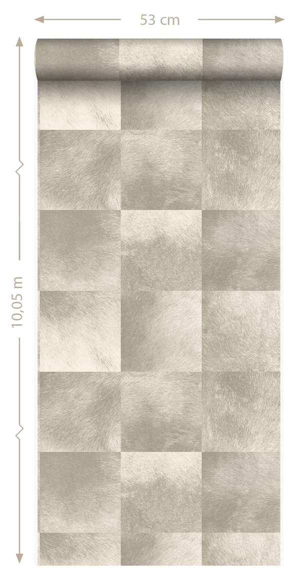 Origin Wallcoverings tapet djurmönster beige 53 cm x 10,05 m