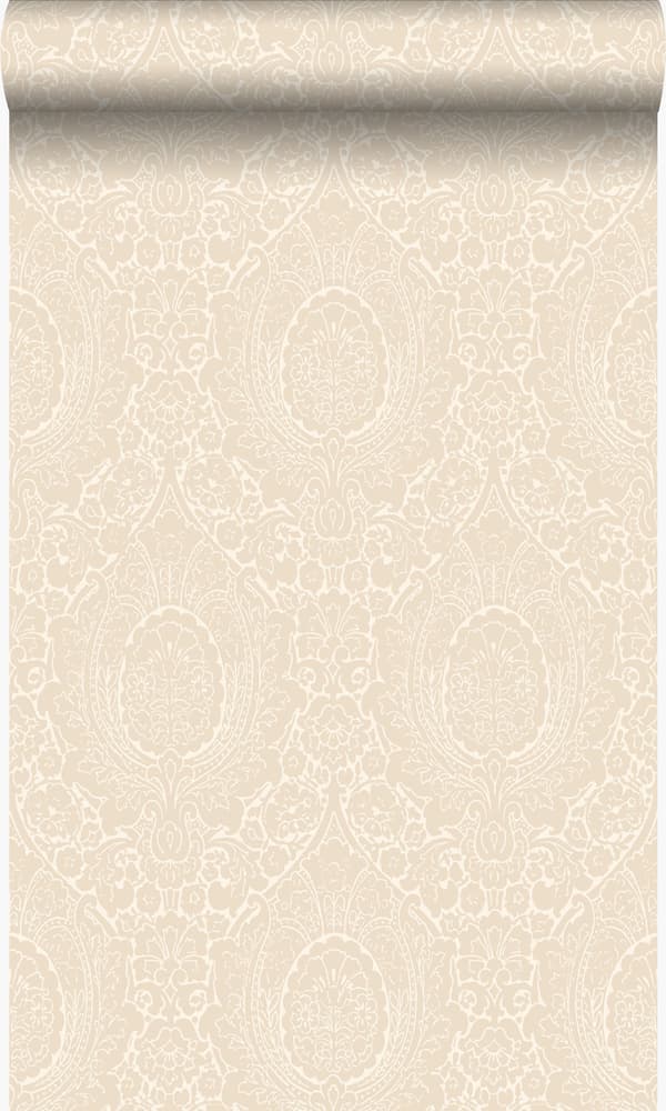 Origin Wallcoverings tapet ornament cremefarvet 53 cm x 10,05 m