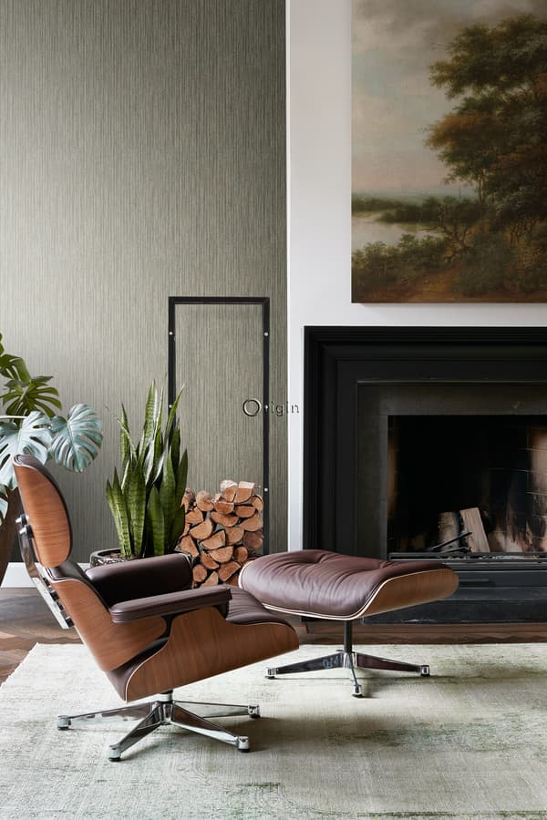 Origin Wallcoverings tapet bambus mørkt mudvarpegråt 53 cm x 10,05 m