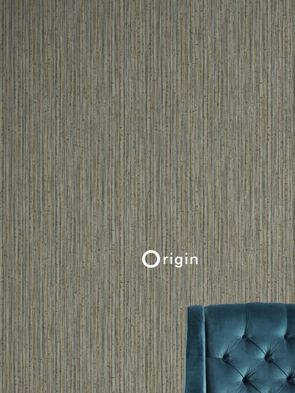 Origin Wallcoverings tapet bambus mørkt mudvarpegråt 53 cm x 10,05 m