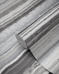 Miniatyrbild 6 av 8: Origin Wallcoverings tapet skiktad marmorsten svart och vitt 53 cm x 10,05 m