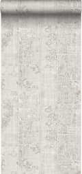 Miniatyrbild 1 av 3: Sanders & Sanders tapet kelim-lapptäcke ljusgrått - 935263 - 53 cm x 10,05 m