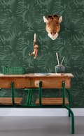 Miniatyrbild 4 av 8: ESTAhome tapet tropiska blad smaragdgrönt - 138991 - 0,53 x 10,05 m