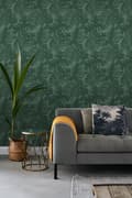 Miniatyrbild 2 av 8: ESTAhome tapet tropiska blad smaragdgrönt - 138991 - 0,53 x 10,05 m