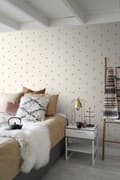 Miniatyrbillede 3 af 7: Sanders & Sanders tapet små hjerter beige og guld - 935268 - 0,53 x 10,05 m