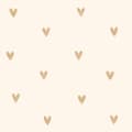 Miniatyrbillede 4 af 7: Sanders & Sanders tapet små hjerter beige og guld - 935268 - 0,53 x 10,05 m
