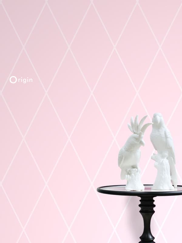 Origin Wallcoverings tapet romb rosa 53 cm x 10,05 m