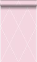 Miniatyrbild 1 av 8: Origin Wallcoverings tapet romb rosa 53 cm x 10,05 m