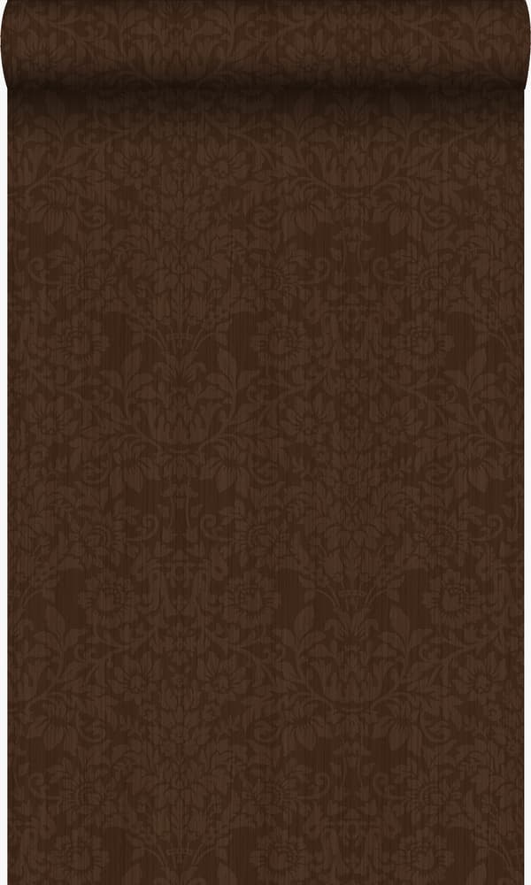 Origin Wallcoverings tapet ornament brunt och guldglänsande 53 cm x 10,05 m