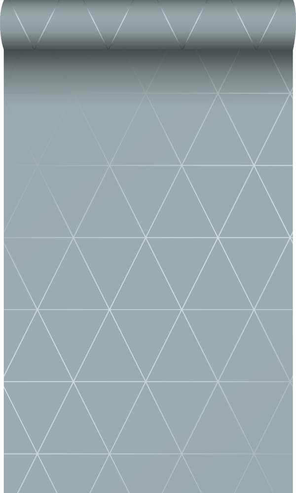 Origin Wallcoverings tapet grafiske trekanter gråblåt 0,53 x 10,05 m