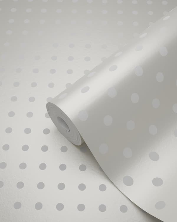 Origin Wallcoverings tapet prickar silver 53 cm x 10,05 m