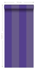 Miniatyrbild 3 av 3: Origin Wallcoverings tapet ränder lila 53 cm x 10,05 m