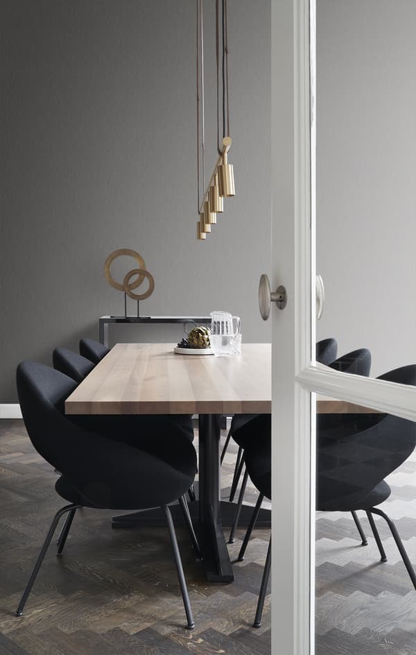 Origin Wallcoverings tapet gräsväv med linnestruktur mörkbrunt 53 cm x 10,05 m
