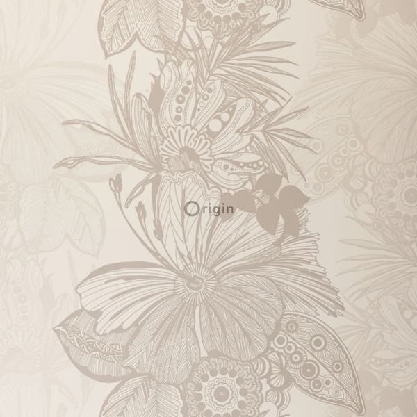 Origin Wallcoverings tapet blomster beige 52 cm x 10,05 m