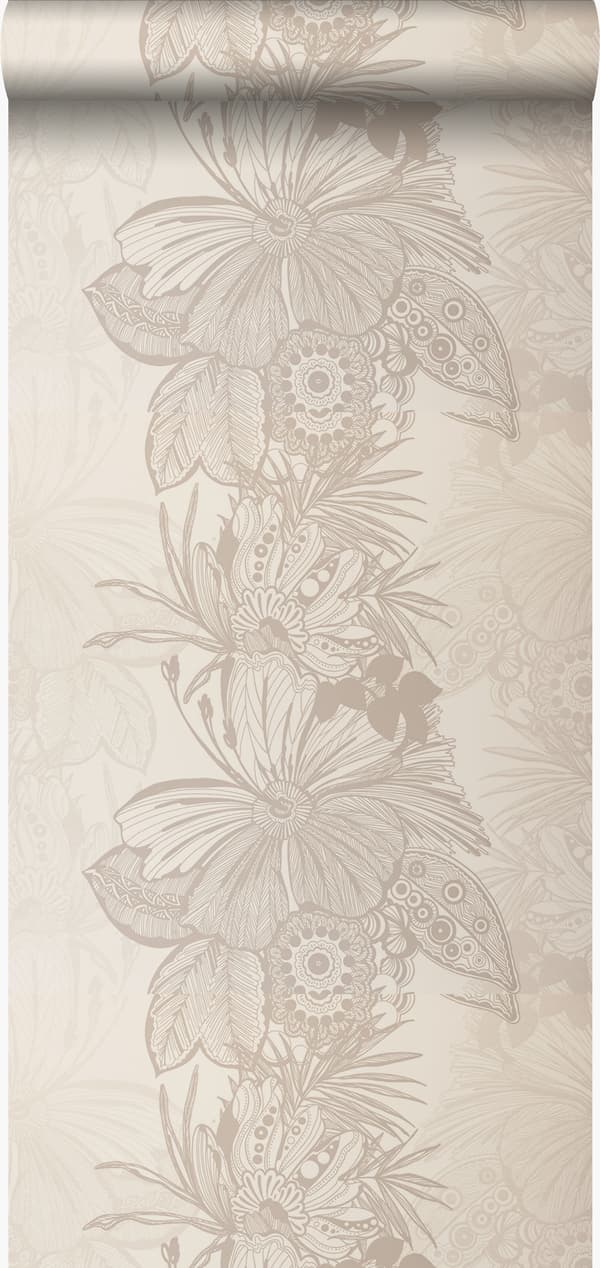 Origin Wallcoverings tapet blomster beige 52 cm x 10,05 m