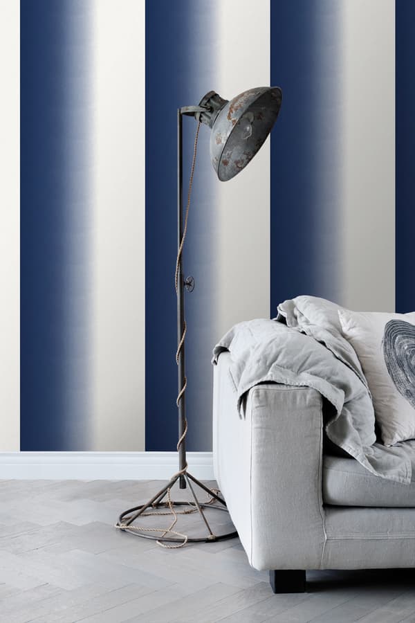 ESTAhome tapet doppfärgat motiv mörkblått 53 cm x 10,05 m