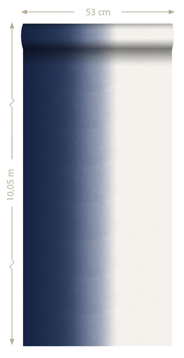 ESTAhome tapet doppfärgat motiv mörkblått 53 cm x 10,05 m
