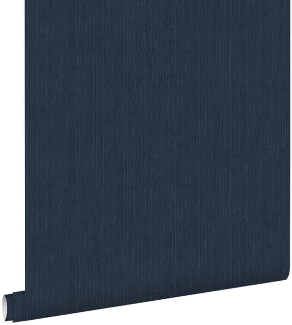 ESTAhome tapet enfärgad med jeansstruktur mörkblått 0,53 x 10,05 m