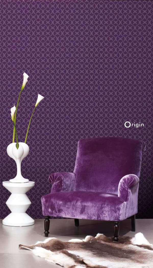 Origin Wallcoverings tapet grafik lilla 53 cm x 10,05 m