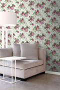 Miniatyrbillede 4 af 7: Origin Wallcoverings tapet roser lyserødt 53 cm x 10,05 m