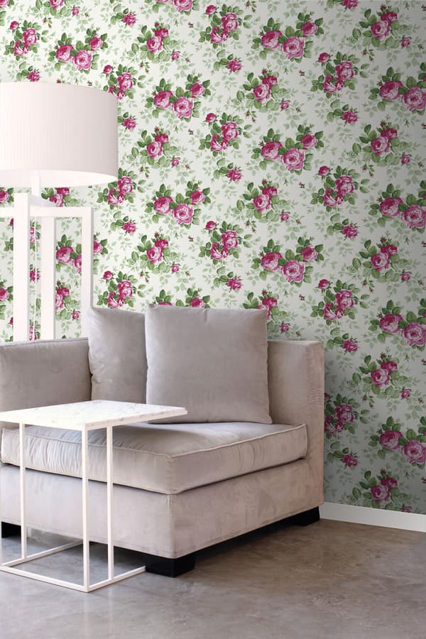 Origin Wallcoverings tapet roser lyserødt 53 cm x 10,05 m