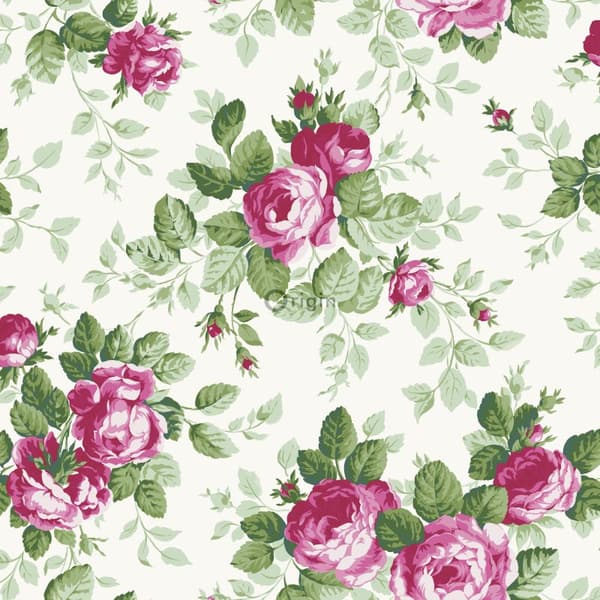 Origin Wallcoverings tapet roser lyserødt 53 cm x 10,05 m