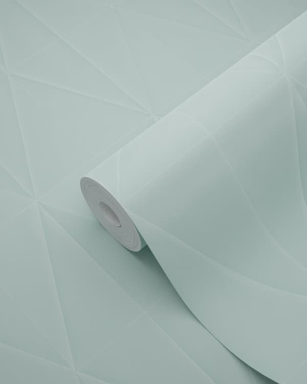 Origin Wallcoverings tapet grafisk form lyst azurblåt 53 cm x 10,05 m