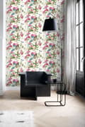 Miniatyrbild 2 av 7: Origin Wallcoverings tapet paradisfåglar rosa 53 cm x 10,05 m