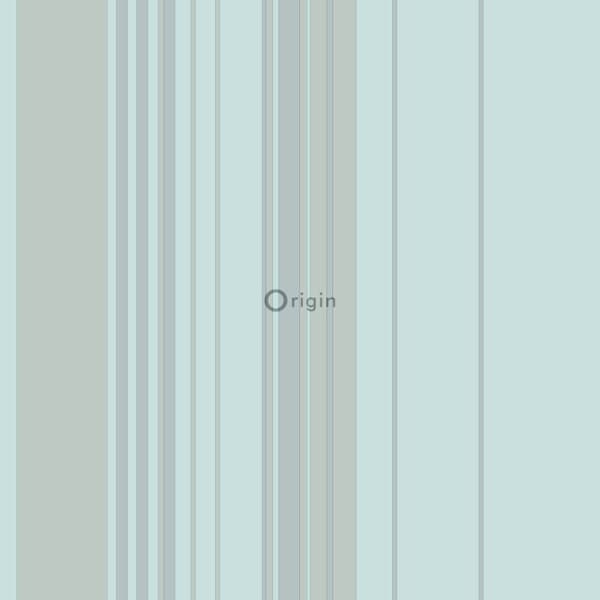 Origin Wallcoverings tapet striber havgrønt 53 cm x 10,05 m