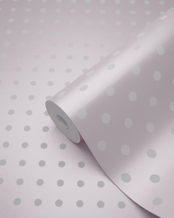 Origin Wallcoverings tapet prickar glänsande rosa 53 cm x 10,05 m