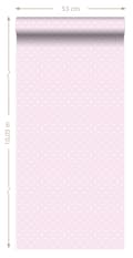 Miniatyrbild 6 av 6: Origin Wallcoverings tapet prickar glänsande rosa 53 cm x 10,05 m