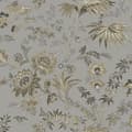 Miniatyrbillede 7 af 8: Origin Wallcoverings tapet blomster muldvarpegråt og brunt 53 cm x 10,05 m