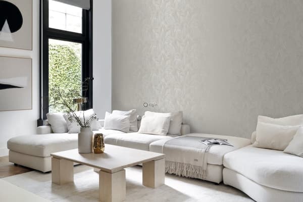 Origin Wallcoverings tapet palmblad beige 0,53 x 10,05 m