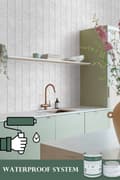 Miniatyrbild 8 av 8: ESTAhome tapet fiskbensmönster svart och vitt 0,53 x 10,05 m