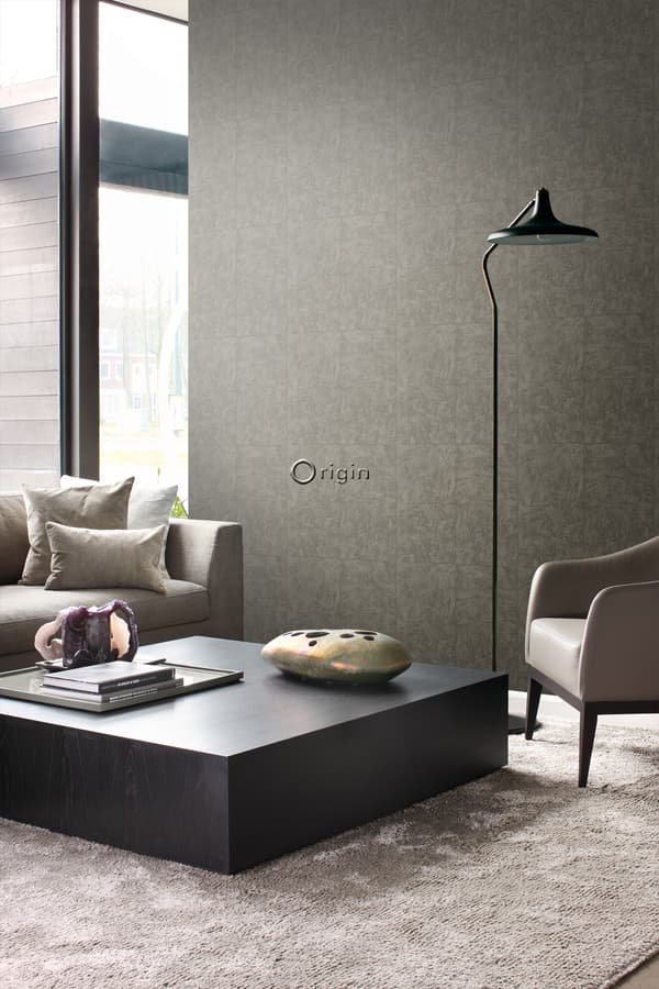 Origin Wallcoverings tapet sten gråbrunt 53 cm x 10,05 m