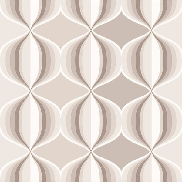 Sanders & Sanders tapet retromotiv beige - 935229 - 53 cm x 10,05 m